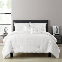 Load image into Gallery viewer, Farmhouse Seersucker 5 Piece Comforter Set
