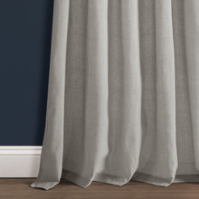 Carregar imagem no visualizador da galeria, Burlap Knotted Tab Top Window Curtain Panel Set
