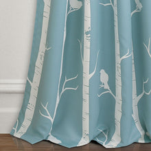 Cargar imagen en el visor de la galería, Bird on the Tree Light Filtering Window Curtain Set
