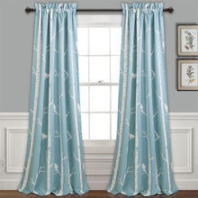 Carregar imagem no visualizador da galeria, Bird on the Tree Light Filtering Window Curtain Set
