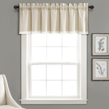 Load image into Gallery viewer, Linen Lace Valance
