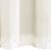 Load image into Gallery viewer, Linen Lace Valance
