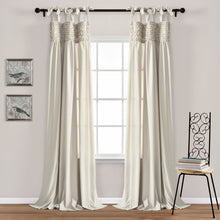 Load image into Gallery viewer, Lydia Ruffle Window Curtain Panel Set
