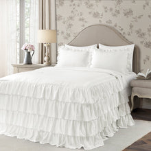 Cargar imagen en el visor de la galería, Allison Ruffle Skirt Bedspread Set
