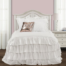 Carregar imagem no visualizador da galeria, Allison Ruffle Skirt Bedspread Set
