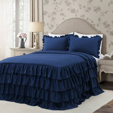 Carregar imagem no visualizador da galeria, Allison Ruffle Skirt Bedspread Set
