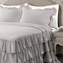 Cargar imagen en el visor de la galería, Allison Ruffle Skirt Bedspread Set
