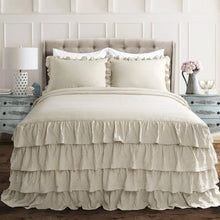 Carregar imagem no visualizador da galeria, Allison Ruffle Skirt Bedspread Set
