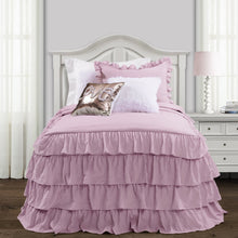 Carregar imagem no visualizador da galeria, Allison Ruffle Skirt Bedspread Set
