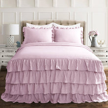 Cargar imagen en el visor de la galería, Allison Ruffle Skirt Bedspread Set
