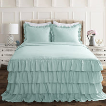 Cargar imagen en el visor de la galería, Allison Ruffle Skirt Bedspread Set
