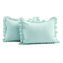 Cargar imagen en el visor de la galería, Allison Ruffle Skirt Bedspread Set
