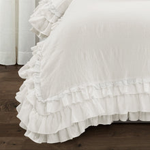 Load image into Gallery viewer, Ella Ruffle Lace Dorm Comforter Set
