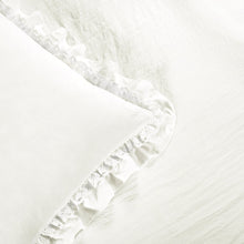 Load image into Gallery viewer, Ella Ruffle Lace Dorm Comforter Set
