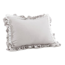 Load image into Gallery viewer, Ella Ruffle Lace Dorm Comforter Set
