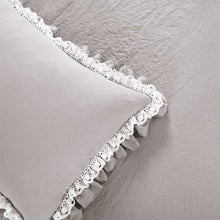 Load image into Gallery viewer, Ella Ruffle Lace Dorm Comforter Set
