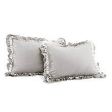 Load image into Gallery viewer, Ella Ruffle Lace 3 Piece Comforter Set
