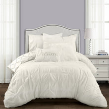 Carregar imagem no visualizador da galeria, Ravello Pintuck Caroline Geo Comforter Set Back To Campus Dorm Room Bedding
