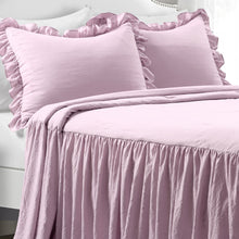 Cargar imagen en el visor de la galería, Ruffle Skirt Bedspread Set
