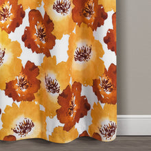 Cargar imagen en el visor de la galería, Julie Floral Insulated Grommet Blackout Window Curtain Panel Set
