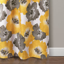 Cargar imagen en el visor de la galería, Julie Floral Insulated Grommet Blackout Window Curtain Panel Set
