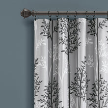 Load image into Gallery viewer, Linear Tree Insulated Rod Pocket Blackout Curtain Panel Set
