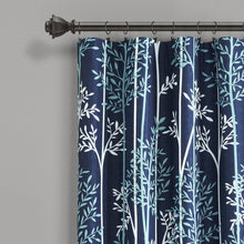 Load image into Gallery viewer, Linear Tree Insulated Rod Pocket Blackout Curtain Panel Set
