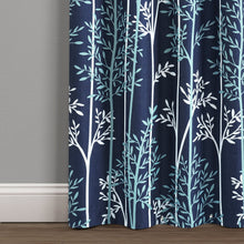 Load image into Gallery viewer, Linear Tree Insulated Rod Pocket Blackout Curtain Panel Set
