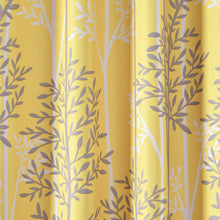 Cargar imagen en el visor de la galería, Linear Tree Insulated Rod Pocket Blackout Curtain Panel Set
