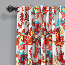 Load image into Gallery viewer, Zara Jacobean Light Filtering Window Curtain Panel Set
