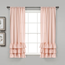 Load image into Gallery viewer, Allison Ruffle Window Curtain Panel Set
