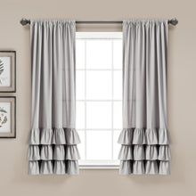 Load image into Gallery viewer, Allison Ruffle Window Curtain Panel Set
