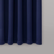 Load image into Gallery viewer, Insulated Knotted Tab Top Blackout Window Curtain Panel Set
