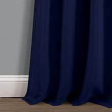 Carregar imagem no visualizador da galeria, Insulated Knotted Tab Top Blackout Window Curtain Panel Set
