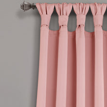 Carregar imagem no visualizador da galeria, Insulated Knotted Tab Top Blackout Window Curtain Panel Set
