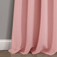 Load image into Gallery viewer, Insulated Knotted Tab Top Blackout Window Curtain Panel Set
