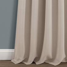 Cargar imagen en el visor de la galería, Insulated Knotted Tab Top Blackout Window Curtain Panel Set
