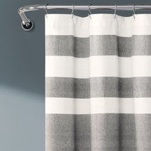 Cargar imagen en el visor de la galería, Cape Cod Stripe Yarn Dyed Cotton Shower Curtain
