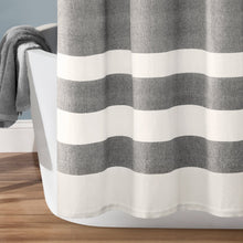 Load image into Gallery viewer, Cape Cod Stripe Yarn Dyed Cotton Shower Curtain
