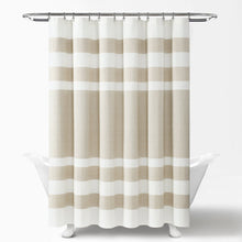 Cargar imagen en el visor de la galería, Cape Cod Stripe Yarn Dyed Cotton Shower Curtain
