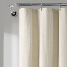 Load image into Gallery viewer, Nantucket Yarn Dyed Tassel Fringe Shower Curtain
