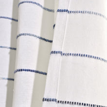 Cargar imagen en el visor de la galería, Ombre Stripe Yarn Dyed Recycled Cotton Blend Shower Curtain
