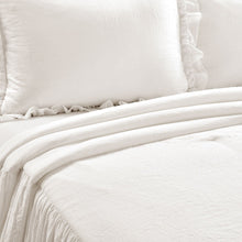 Load image into Gallery viewer, Ella Ruffle Lace 3 Piece Bedspread Set
