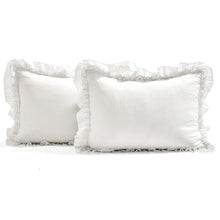 Cargar imagen en el visor de la galería, Ella Ruffle Lace 3 Piece Bedspread Set
