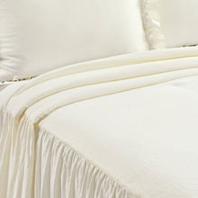 Load image into Gallery viewer, Ella Ruffle Lace 3 Piece Bedspread Set
