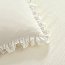 Load image into Gallery viewer, Ella Ruffle Lace 3 Piece Bedspread Set
