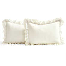 Cargar imagen en el visor de la galería, Ella Ruffle Lace 3 Piece Bedspread Set
