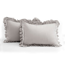 Cargar imagen en el visor de la galería, Ella Ruffle Lace 3 Piece Bedspread Set
