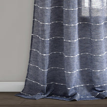 Carregar imagem no visualizador da galeria, Farmhouse Textured Grommet Sheer Window Curtain Panel Set
