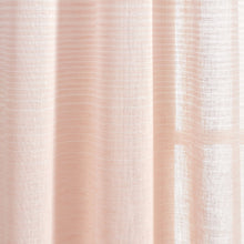 Load image into Gallery viewer, Farmhouse Ombre Stripe Grommet Sheer Window Curtain Panel Set
